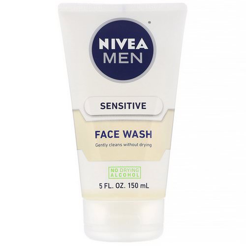 Nivea, Men, Sensitive Face Wash, 5 fl oz (150 ml) Review
