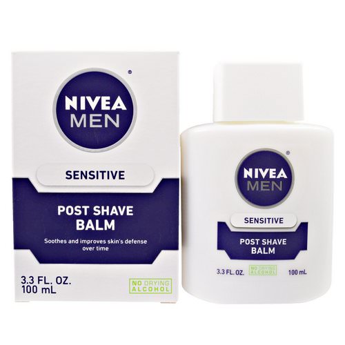 Nivea, Post Shave Balm for Men, Sensitive, 3.3 fl oz (100 ml) Review