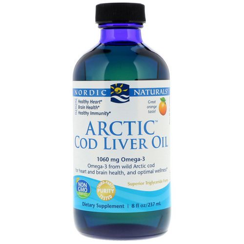 Nordic Naturals, Arctic Cod Liver Oil, Orange, 8 fl oz (237 ml) Review
