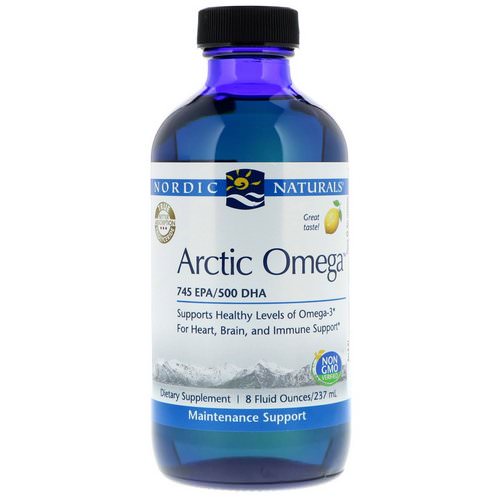 Nordic Naturals, Arctic Omega, Lemon Flavor, 8 fl oz (237 ml) Review