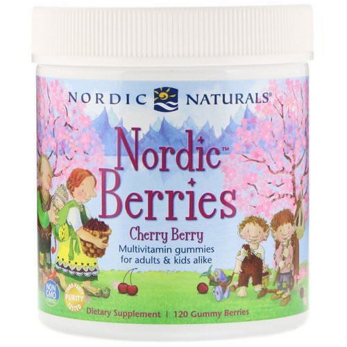 Nordic Naturals, Nordic Berries, Cherry Berry, 120 Gummy Berries Review