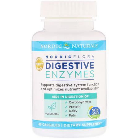 Nordic Naturals Digestive Enzyme Formulas - Digestive Enzymer, Digestion, Supplements