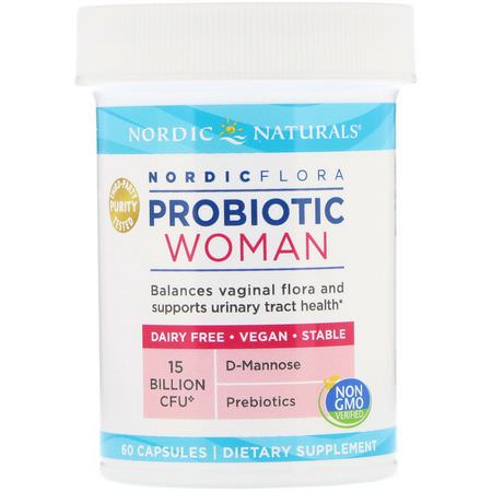 Nordic Naturals Probiotic Formulas Women's Health - Kvinnors Hälsa, Probiotika, Matsmältning, Kosttillskott