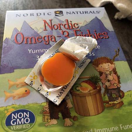 Nordic Naturals, Nordic Omega-3 Fishies, Yummy Tutti Frutti Taste, 300 mg, 36 Fishies