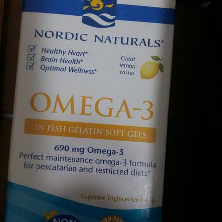 Nordic Naturals Omega-3 Fish Oil - Omega-3 Fiskolja, Omegas Epa Dha, Fiskolja, Kosttillskott