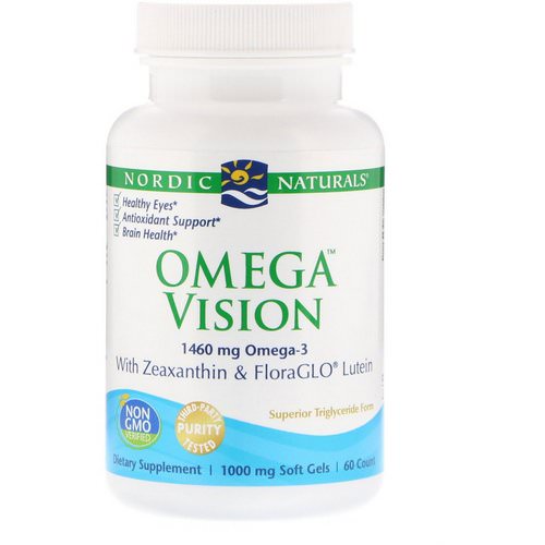 Nordic Naturals, Omega Vision, 1,000 mg, 60 Soft Gels Review