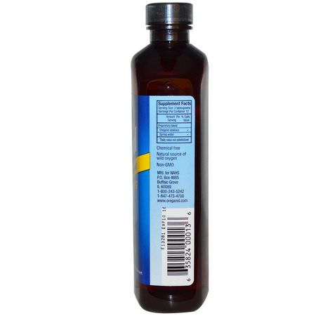 Influensa, Hosta, Förkylning, Kosttillskott: North American Herb & Spice, Oreganol, Wild Mediterranean P73, 12 fl oz (355 ml)