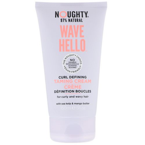 Noughty, Wave Hello, Curl Defining Taming Cream, 5 fl oz (150 ml) Review