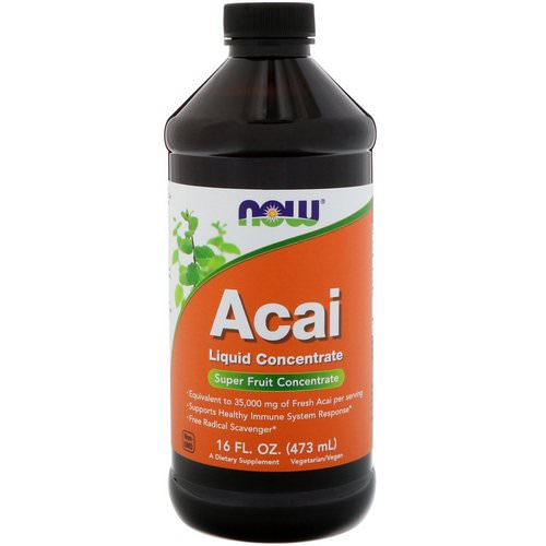 Now Foods, Acai Liquid Concentrate, 16 fl oz (473 ml) Review