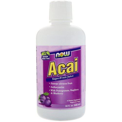 Now Foods, Acai SuperFruit Juice, 32 fl oz (946 ml) Review