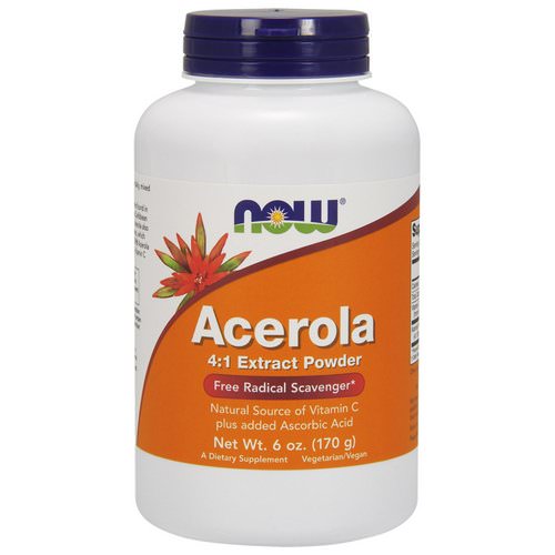 Now Foods, Acerola 4:1 Extract Powder, 6 oz (170 g) Review