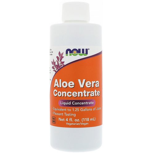 Now Foods, Aloe Vera Concentrate, 4 fl oz (118 ml) Review