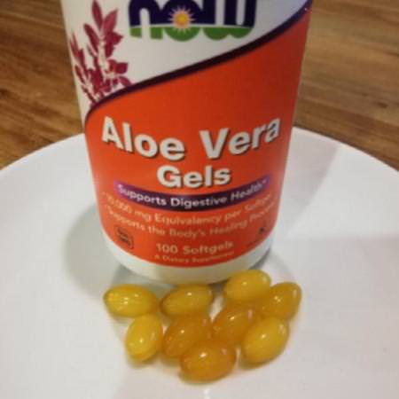 Now Foods Aloe Vera, Matsmältning, Kosttillskott
