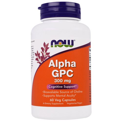 Now Foods, Alpha GPC, 300 mg, 60 Veg Capsules Review