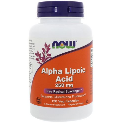Now Foods, Alpha Lipoic Acid, 250 mg, 120 Veg Capsules Review