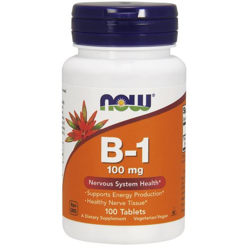 Now Foods, B-1, 100 mg, 100 Tablets Review
