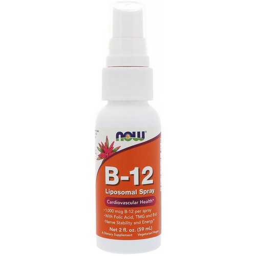 Now Foods, B-12 Liposomal Spray, 1,000 mcg, 2 fl oz (59 ml) Review