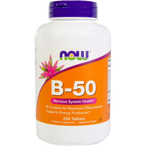 Now Foods, B-50, 250 Tablets Review