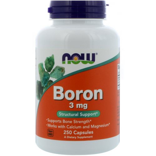 Now Foods, Boron, 3 mg, 250 Capsules Review