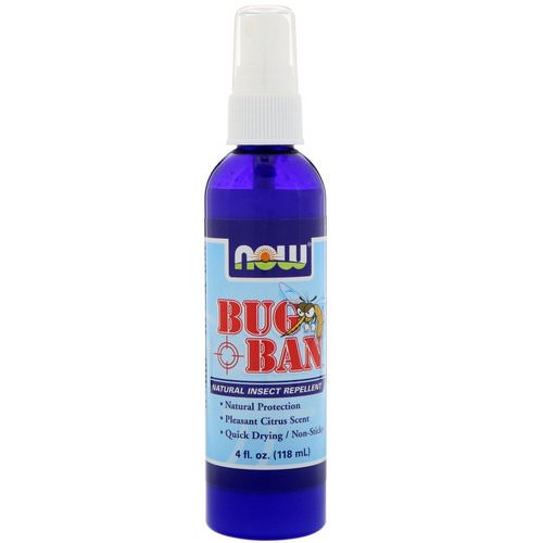 Now Foods, Bug Ban, Natural Insect Repellent, 4 fl oz (118 ml) Review