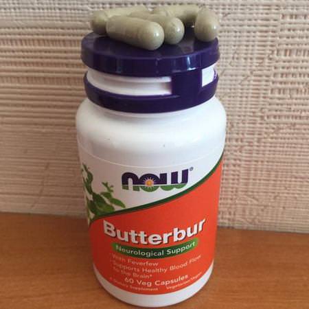 Now Foods Butterbur, Homeopati, Örter