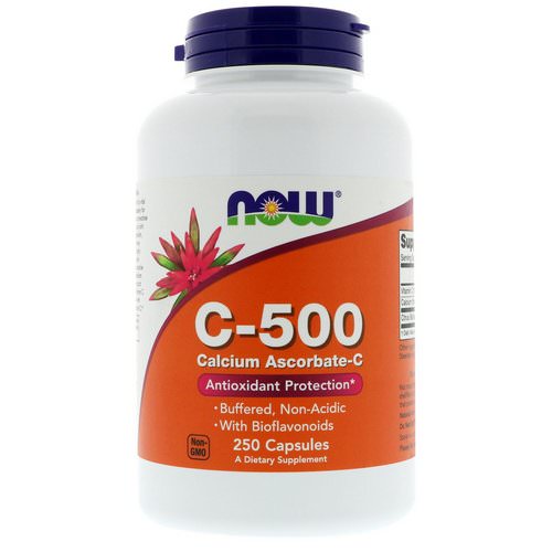 Now Foods, C-500, Calcium Ascorbate-C, 250 Capsules Review