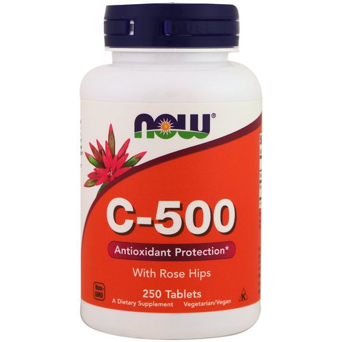 Now Foods, C-500 With Rose Hips, 250 Tablets Review