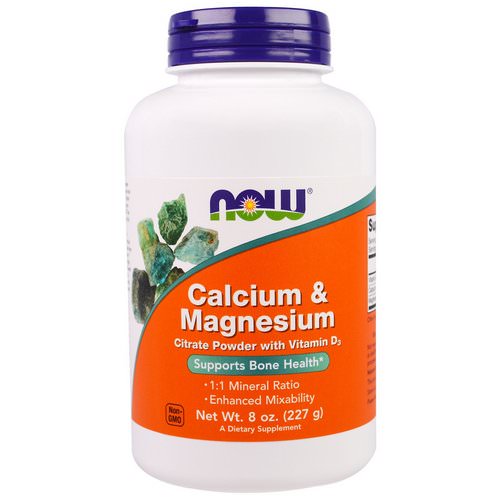 Now Foods, Calcium & Magnesium, 8 oz (227 g) Review