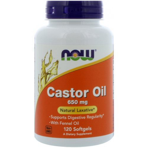 Now Foods, Castor Oil, 650 mg, 120 Softgels Review