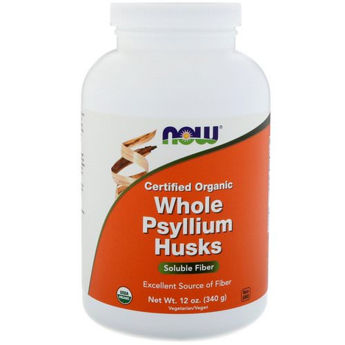 Now Foods, Certifed Organic Whole Psyllium Husks, 12 oz (340 g) Review