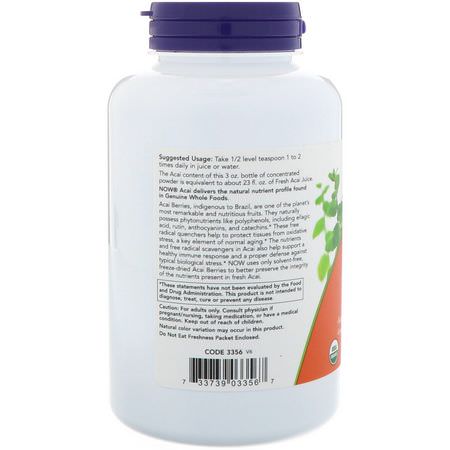 Now Foods Acai - Acai, Superfoods, Green, Supplements