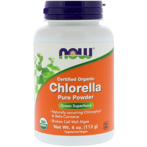 Now Foods, Certified Organic Chlorella, Pure Powder, 4 oz (113 g) Review