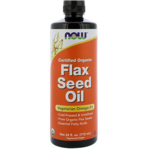 Now Foods, Certified Organic Flax Seed Oil, 24 fl oz (710 ml) Review