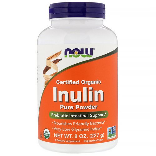 Now Foods, Certified Organic Inulin, Prebiotic Pure Powder, 8 oz (227 g) Review