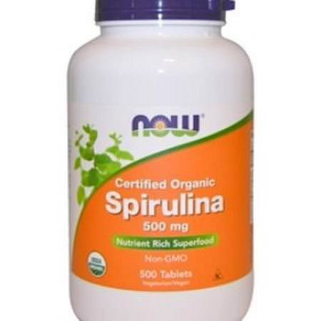Now Foods Spirulina - Spirulina, Alger, Superfoods, Greener