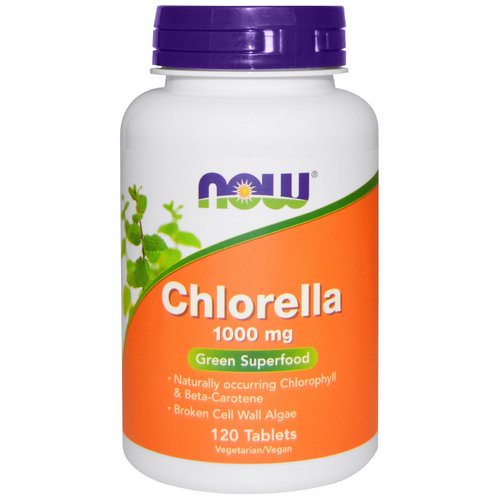 Now Foods, Chlorella, 1000 mg, 120 Tablets Review