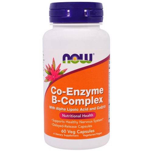 Now Foods, Co-Enzyme B-Complex, 60 Veggie Caps Review