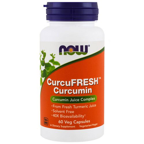 Now Foods, CurcuFresh Curcumin, 60 Veggie Caps Review