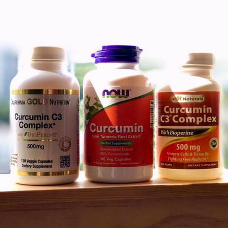 Now Foods Curcumin - Curcumin, Gurkmeja, Antioxidanter, Kosttillskott