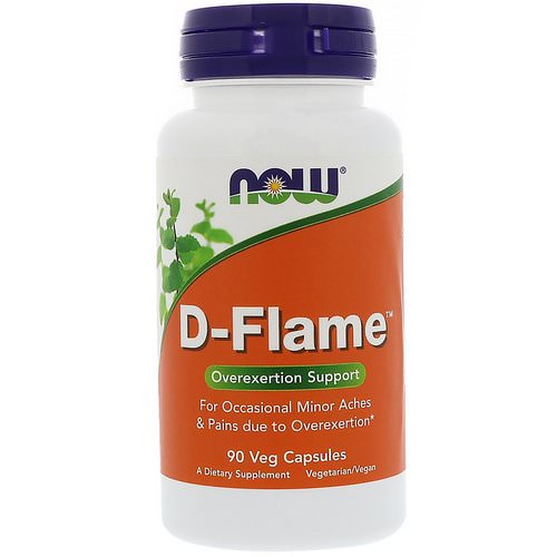 Now Foods, D-Flame, 90 Veg Capsules Review