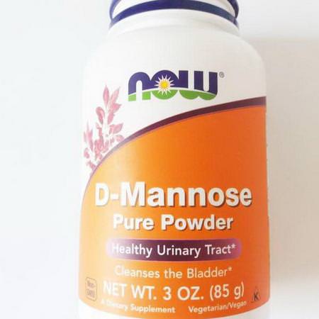 Now Foods D-Mannose, Kvinnors Hälsa, Kosttillskott