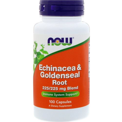 Now Foods, Echinacea & Goldenseal Root, 100 Capsules Review