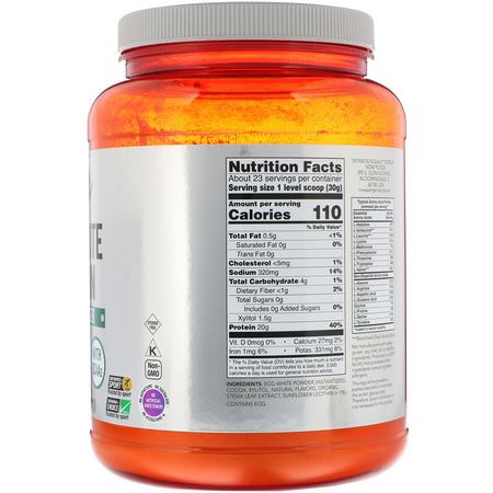 Äggprotein, Djurprotein, Sportnäring: Now Foods, Eggwhite Protein, Creamy Chocolate, 1.5 lbs (680 g)