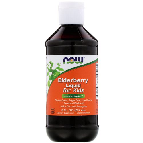 Now Foods, Elderberry Liquid for Kids, 8 fl oz (237 ml) Review