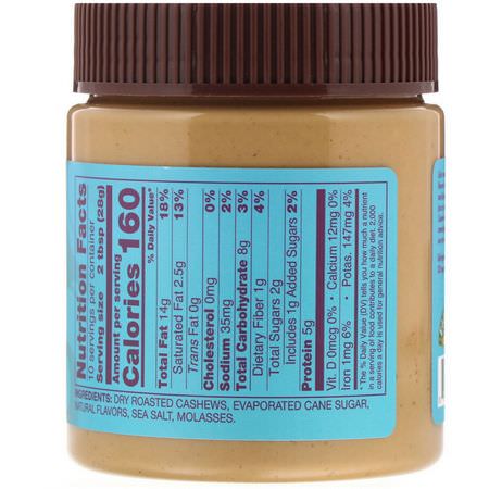 Sparar, Sprider, Knappar: Now Foods, Ellyndale Naturals, Nutty Infusions, Salted Caramel Cashew Butter, 10 oz (284 g)