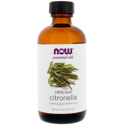 Now Foods, Essential Oils, Citronella, 4 fl oz (118 ml) Review
