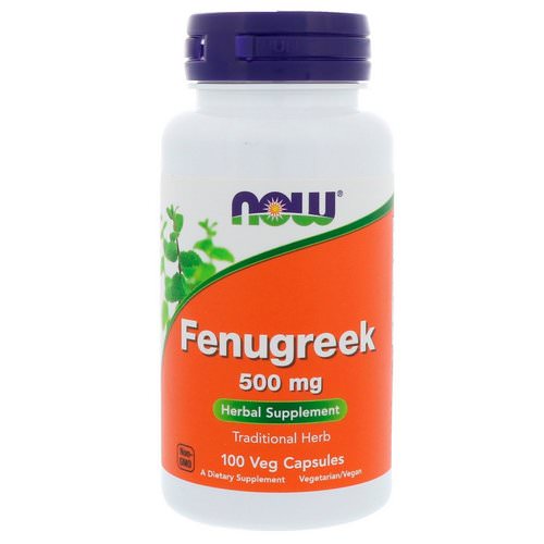 Now Foods, Fenugreek, 500 mg, 100 Veg Capsules Review