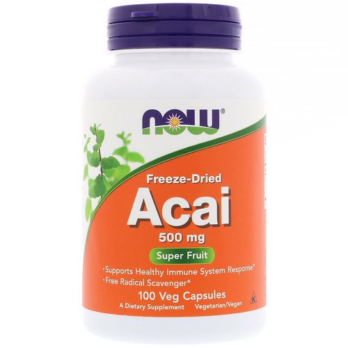 Now Foods, Freeze-Dried Acai, 500 mg, 100 Veg Capsules Review