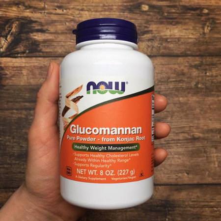 Now Foods Glucomannan, Fiber, Digestion, Supplements
