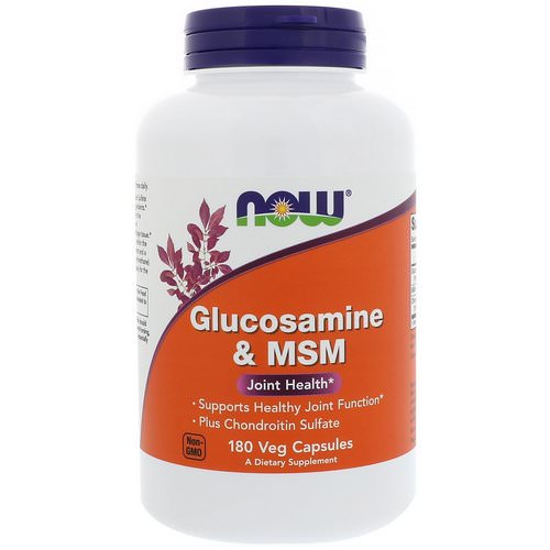 Now Foods, Glucosamine & MSM, 180 Veg Capsules Review